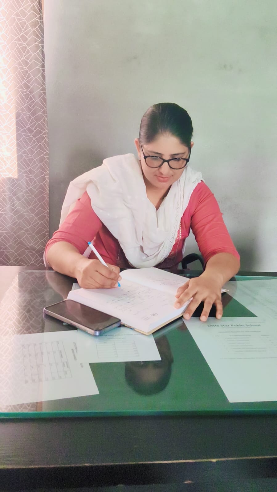 Principal of Little Star Public School Mallan